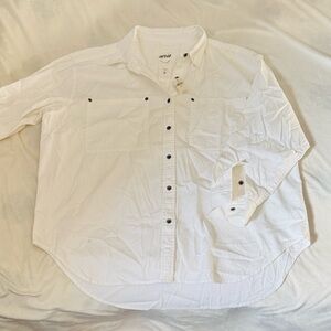 Aerie NWT oversized white button down